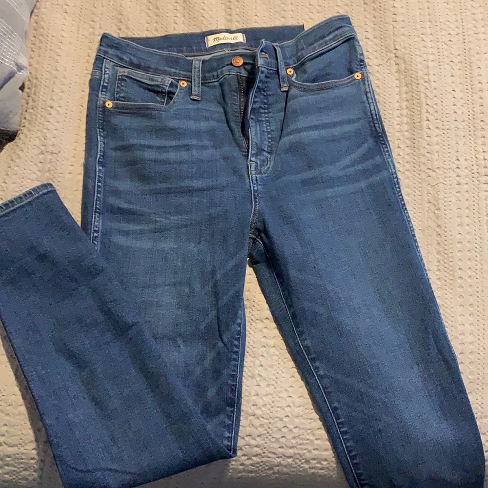 Madewell Medium Wash 10” Roadtripper Skinny Jeans